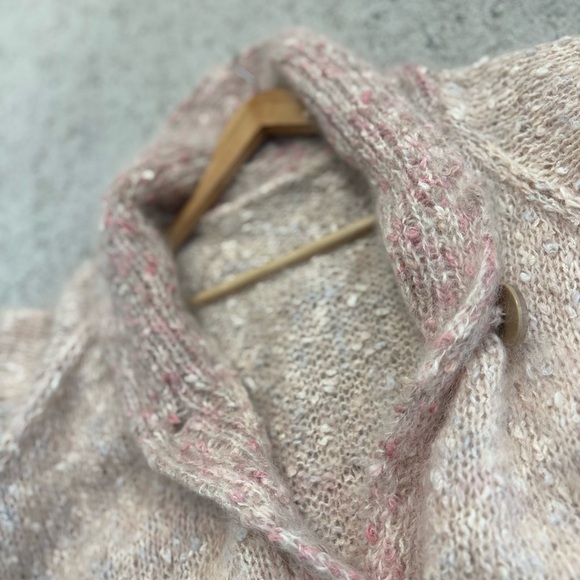 Angora Wool Cowichan style very very oversized XL Angora vintage handmade GUC - Picture 10 of 17